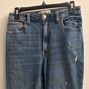 Abercrombie & Fitch Women's Distressed Skinny High Rise Jeans